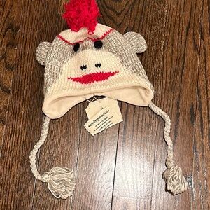 BNWT Nirvanna Designs Monkey Hat One Size